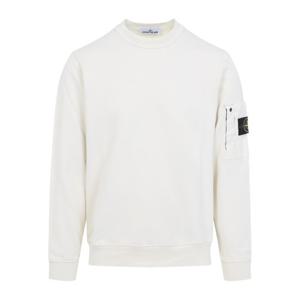 스톤아일랜드 로고 패치 포켓 크루넥 스웨트셔츠 L1S156100019S