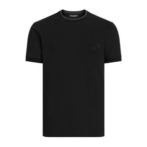 돌체앤가바나 체스트 포켓 크루넥 반팔 티셔츠 G8SW4ZHU7W9 N00