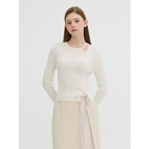 올리브데올리브 (OK5XP801) 절개 사선 라인 니트 풀오버