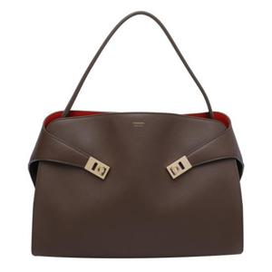 살바토레 페라가모 토트백 780516 219939CLAY FLAME RED Brown