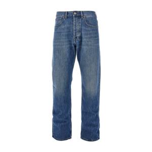 발렌티노 파이브포켓 버튼 플라이 스트레이트 진 8V3DE05E B6M