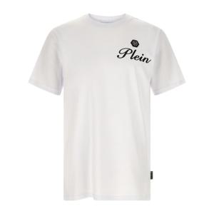 필립플레인 헥사곤 패치 로고 코튼 저지 티셔츠 SAFCMTK8906PJY