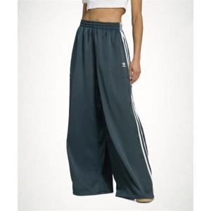 ADIDAS 아디다스 새틴 와이드 레그 트랙 팬츠 - 오로라그린화이트 JV7511 1533630