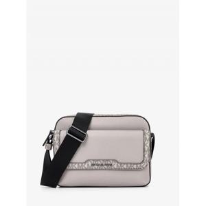 마이클코어스 쿠퍼 페블 레더 플랩 카메라 백 미디엄 - MK 시그니처 37R6LCOM1L35 펄 그레이