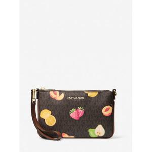 마이클코어스 제트 세트 트래블 컨버터블 파우치 리슬렛 스몰 - MK 시그니처 35S6GTVW1V200 브라운