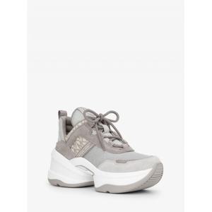 마이클코어스 올림피아 웨지 스니커즈 49S6OLFS1S40 실버