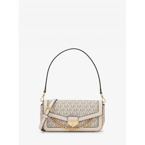 마이클코어스 소호 컨버터블 포셰트 크로스바디 스몰 - MK 시그니처 35S6G1SC5B2605 라이트 크림 멀티