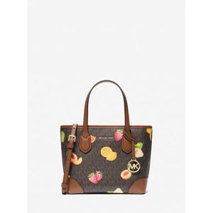 마이클코어스 에바 컨버터블 탑 지퍼 토트 엑스트라 스몰 - MK 시그니처 35S6GV0T0V200 브라운