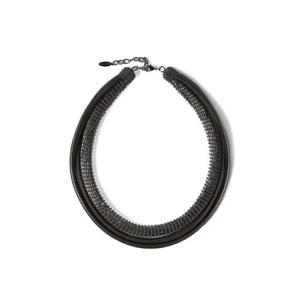 Brunello Cucinelli 레더 프레셔스 네크리스 261MCOW9G022