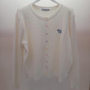 Latium HC06 봄느낌 세로꽈배기 컬러 단추 앞오픈 니트티 가디건 T2613cd13I