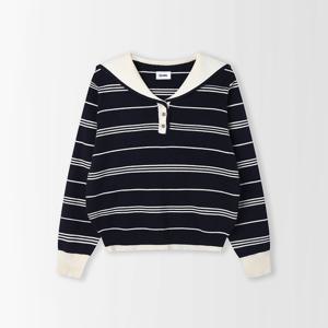 플레이블 여성 세일러 카라 ST 니트_PC6SP653