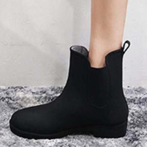 무광 레인부츠 06첼시장화 크림235 미끄럼방지 숏장화