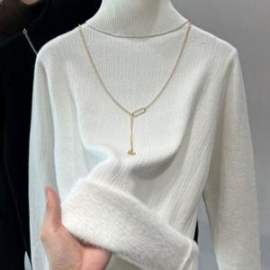 목폴라 풀오버 니트 티셔츠 ST030077