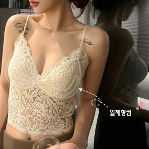 (131000059) 캡내장크롭탑나시 여름 티숙 반팔 나시