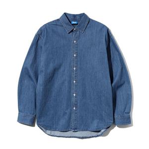 [유씨엘에이]남녀공용 데님 오버핏 투포켓 셔츠 ( UB9LS70 )
