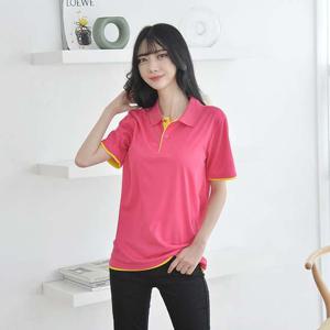 단체티 쿨론 페브릭 이중 카라티(반팔) 티셔츠