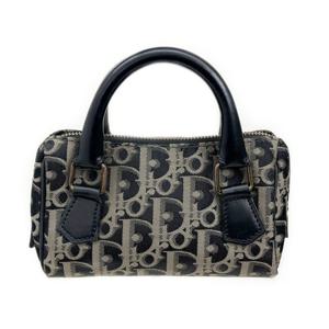 디올 오블리크 브라운 미니 보스턴 토트백 5VDIB44258