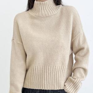 터틀 목폴라 니트 티셔츠 DJJ1059