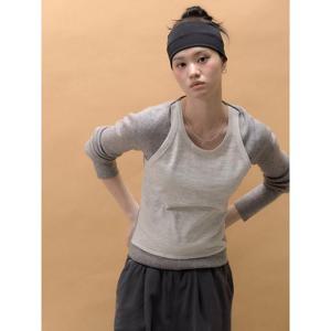 (356151CC82) [에잇세컨즈] 레이어드 풀오버  라이트 그레이