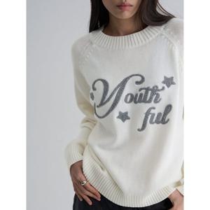 (356151SMC0) [에잇세컨즈] 레터링 풀오버  아이보리