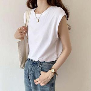 루즈핏 민소매 티숙 LM0420 원피스 민소매 믹 여성 트 LM