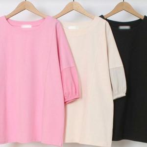 빅사이즈미시옷 퍼프 의류 305O298S 7부티 여성큰옷