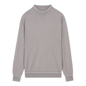 [지이크]캐시미어 반폴라 라인 니트 PFU8015