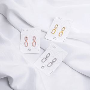 [폭스타일] [은침] 모리아 드롭 귀걸이