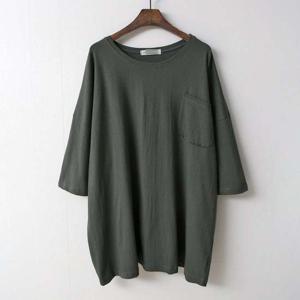 여성 빅사이즈 소프트포켓박스롱티 NOC505M305 마담