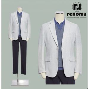 [레노마캐주얼]SS 봄여름 라이트그레이 프리미엄 스트레치 자켓 RQBMBJ530A