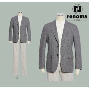 [레노마캐주얼]SS 봄여름 그레이 체크 프리미엄 스트레치 자켓 RQIMBJ030A