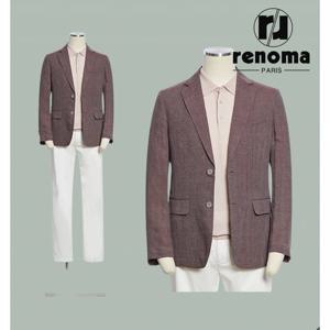 [레노마캐주얼]SS 봄여름 와인 린넨 100  프리미엄 스트레치 자켓 RQJMBJ510A