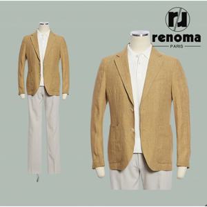 [레노마캐주얼]SS 봄여름 다크옐로우 마 100 프리미엄 스트레치 자켓 RRJMBJ530A
