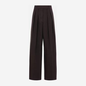 드리스반노튼 하이웨이스트 더블 플리츠 와이드 팬츠 130966 33