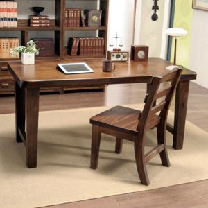 해찬솔 소나무 통원목 서재 책상세트(책상1200+의자)