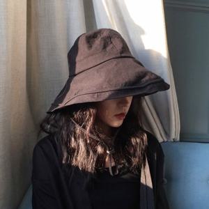 [홀리지]제트 넓은 챙모자 벙거지 버킷핵