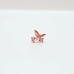 오팔하우스 14k 나비 큐빅 피어싱 OPDJE938