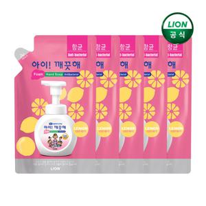 아이깨끗해 레몬향 200ml 리필x5개