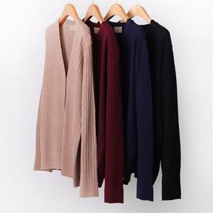 빅사이즈사랑해요 A912L109 와이넥골지니트가디건 RM