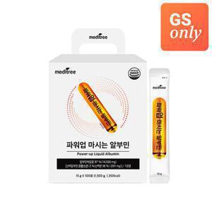 [GS단독상품]  메디트리 파워업 마시는 알부민 1박스 100포 대용량