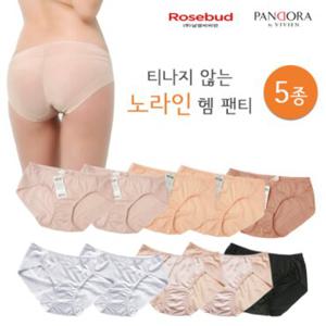 [무료배송]비비안 판도라/로즈버드 티나지않는 노라인 헴팬티5종