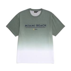 내셔널지오그래픽 N222UTS710 유니 타이다이 반팔 티셔츠 GREEN