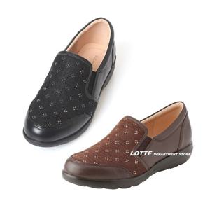 [엘칸토(여성화)]여성쿠션UP 컴포트 스톤 슬립온 LCWC95U24C 블랙/브라운