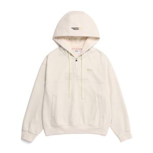 내셔널지오그래픽 N231WHD010 여성 크롭 후드 티셔츠 BEIGE