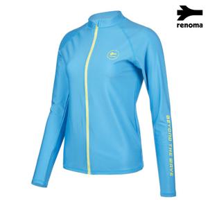 [레노마수영복]여성 솔리드 집업 래쉬가드 CS2C951_AB