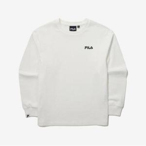 [39%OFF][휠라키즈] 에센셜 긴팔 티셔츠 (FK2RLG1101X_OWH)