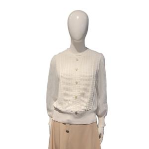 [페이지플린]시스루꽃소매 니트블라우스(F4ABL009A)