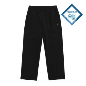 내셔널지오그래픽 N242WPT970 여성 쿨링 와이드 크롭 팬츠 CARBON BLACK