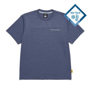 내셔널지오그래픽 N242UTS680 유니 쿨맥스 티셔츠 DUSTY NAVY