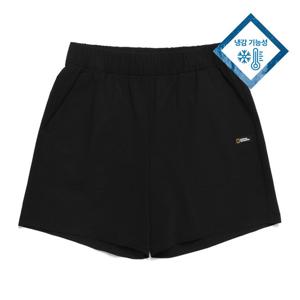 내셔널지오그래픽 N242WHP970 여성 쿨링 4부 숏팬츠 CARBON BLACK